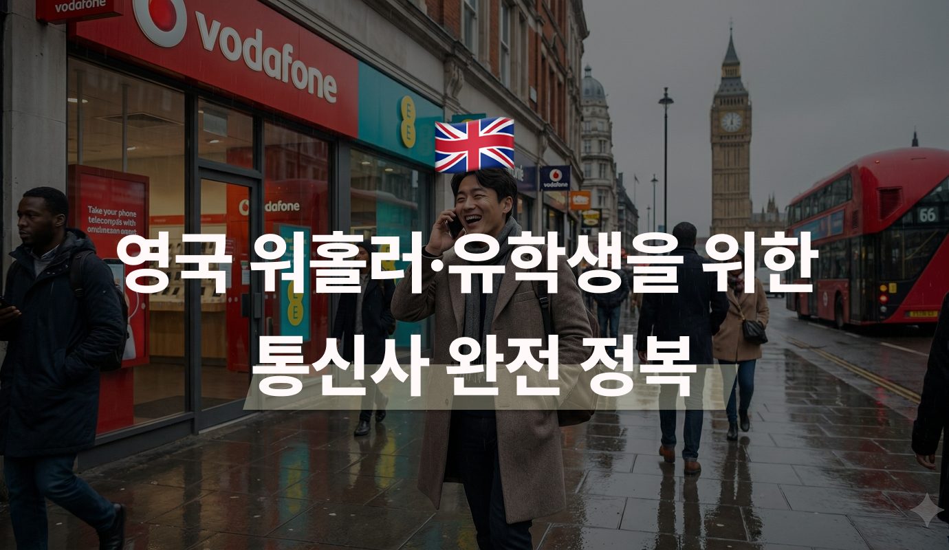 영국 워홀러·유학생을 위한 영국 통신사 완전 정복