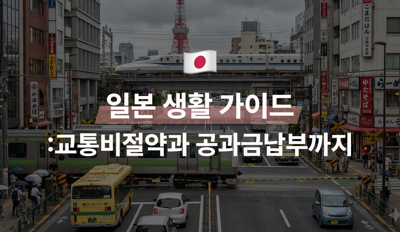 일본 교통비, 일본 생활 가이드, 일본 공과금