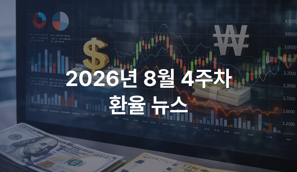 [2026년 8월 4주차] 미국 재정 불안과 잭슨홀, 이번주 환율의 분수령
